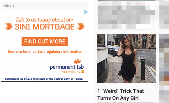 Did this bank know it was going to have it’s logo next to this type of content?